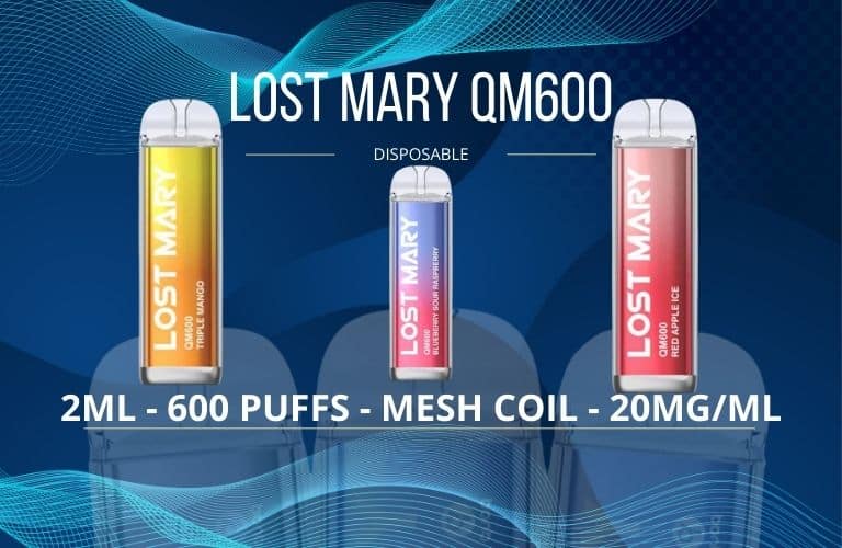 Lost Mary QM 600 Disposable μιας Χρησης Ηλεκτρονικα Τσιγαρα